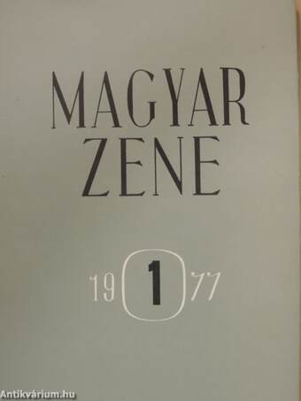 Magyar Zene 1977/1.