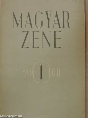 Magyar Zene 1960/1.
