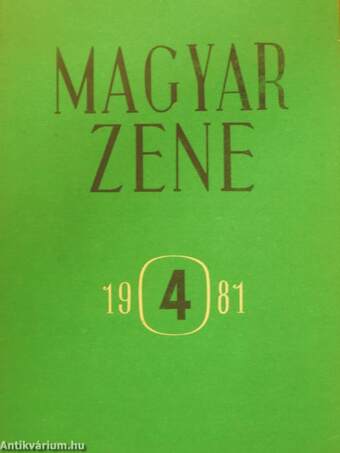 Magyar Zene 1981/4.