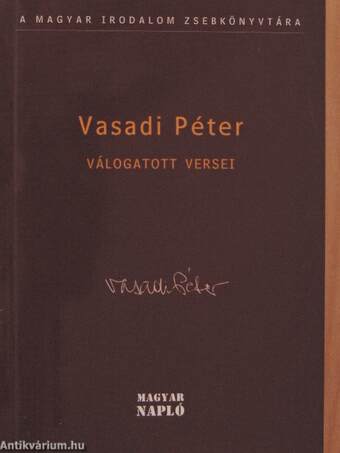 Vasadi Péter válogatott versei