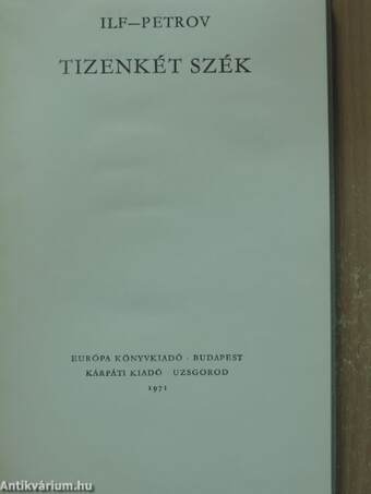 Tizenkét szék