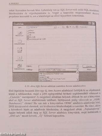 Adatmodellezés/SQL és Access alkalmazás/SQL Server és ADO - CD-vel