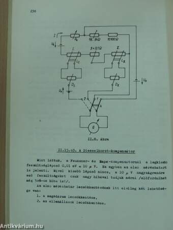 Elektromechanikus műszerek I.