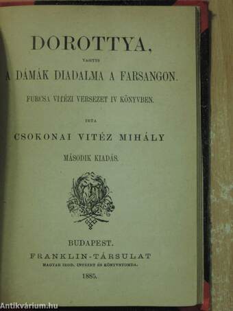 A Violka Vera s egyéb elbeszélések/Kisvárosi történetek/Békaegérharcz/Dorottya, vagyis a dámák diadalma a farsangon