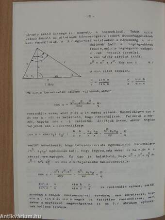 A prím kitevőjű Fermat egyenletre vonatkozó tételek