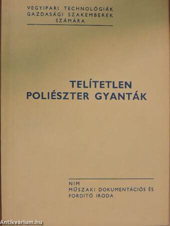 Telítetlen poliészter gyanták