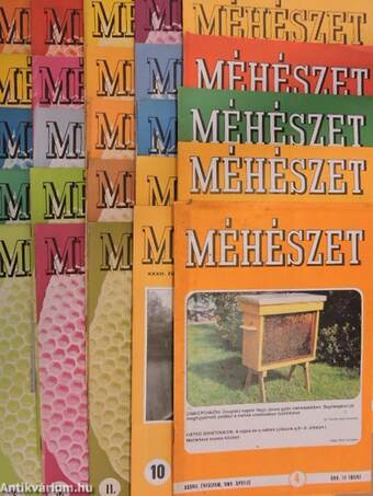 Méhészet 1974., 1975., 1976., 1984., 1985., 1986., 1988., 1989. (vegyes számok) (25 db)