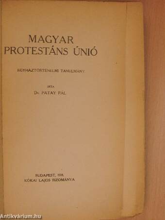 Magyar protestáns únió