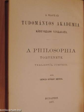 A philosophia története II. (töredék)