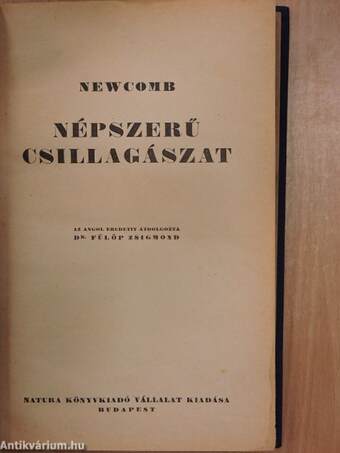 Népszerű csillagászat