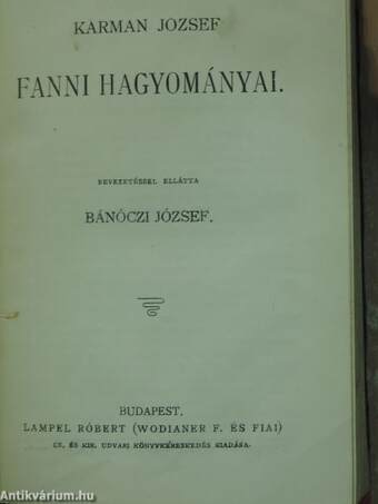 Az úr, az asszony és a baba/Fanni hagyományai/Válogatott magyar népballadák/Versek