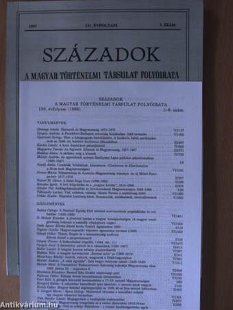 Századok 1997/1.