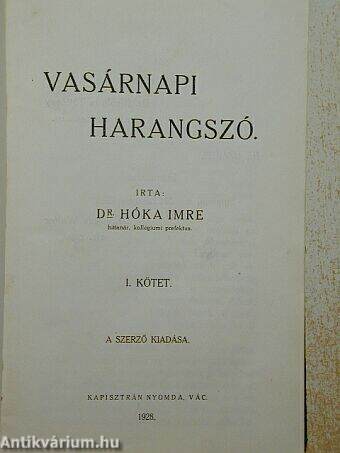 Vasárnapi harangszó