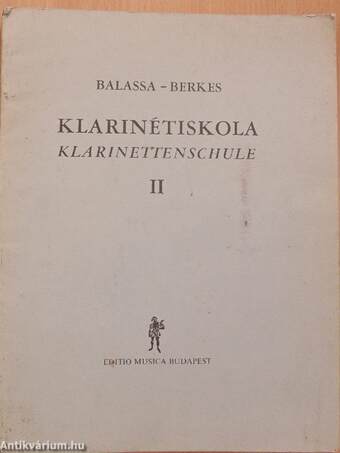 Klarinétiskola II.