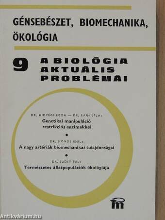 A biológia aktuális problémái 9.