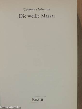 Die weiße Massai