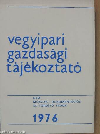 Vegyipari Gazdasági Tájékoztató 1976/4.