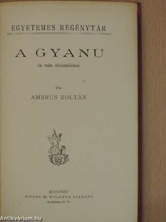 A gyanu