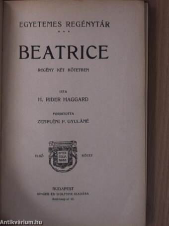 Beatrice I-II.