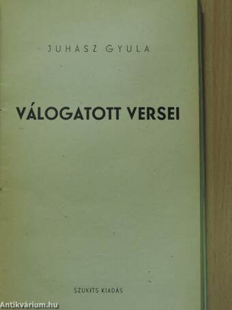 Juhász Gyula válogatott versei