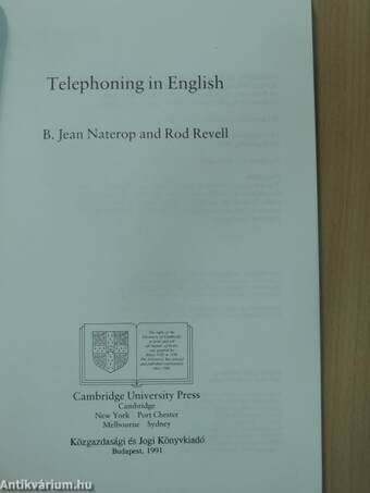 Telephoning in English