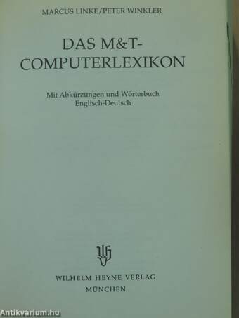 Das M&T Computerlexikon