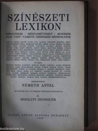 Színészeti lexikon I-II.