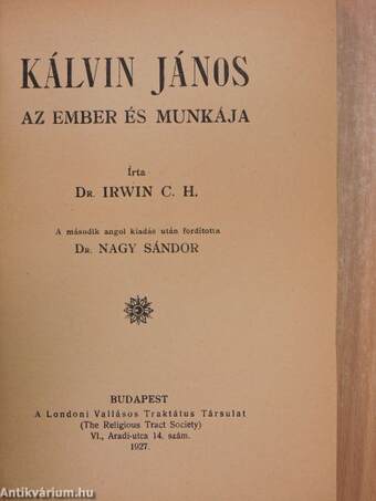 Kálvin János