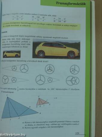 Matematika tankönyv 8/II.