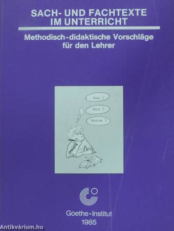 Methodisch-didaktische Vorschläge für den Lehrer