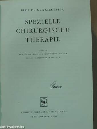 Spezielle Chirurgische Therapie