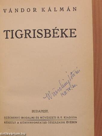 Tigrisbéke