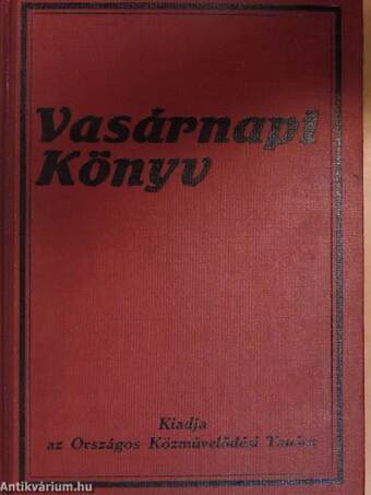 Vasárnapi Könyv 1915. I. (nem teljes évfolyam)