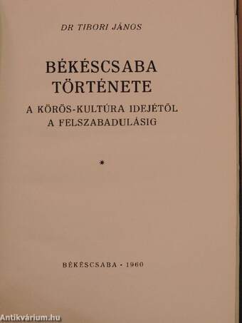 Békéscsaba története