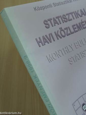 Statisztikai havi közlemények 1998/9.