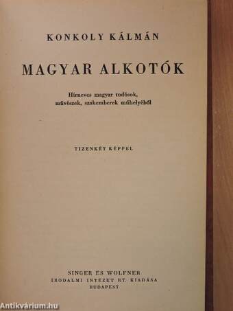 Magyar alkotók