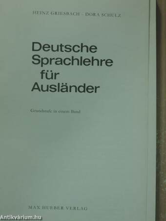 Deutsche Sprachlehre für Ausländer