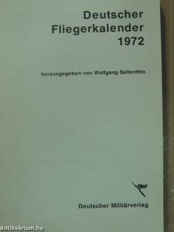 Deutscher Fliegerkalender 1972