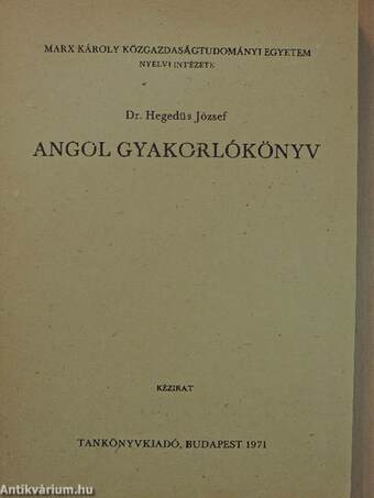 Angol gyakorlókönyv