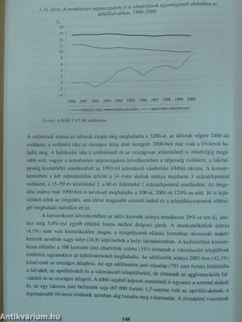 Az urbanizáció és a térbeli társadalomszerkezet változása Magyarországon 1990 és 2001 között