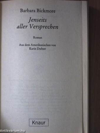 Jenseits aller Versprechen