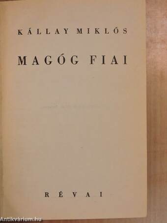 Magóg fiai