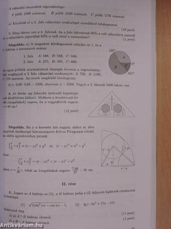 Emelt szintű matematika érettségi