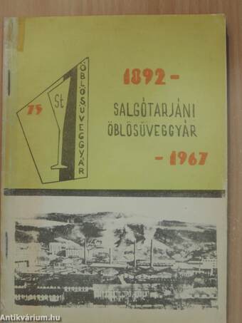 Salgótarjáni öblösüveggyár 1892-1967