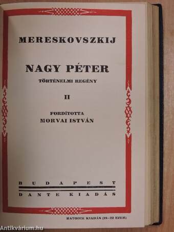 Nagy Péter I-II.