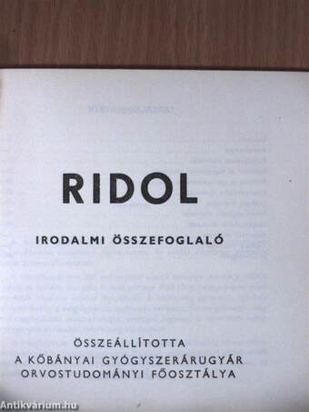 Ridol