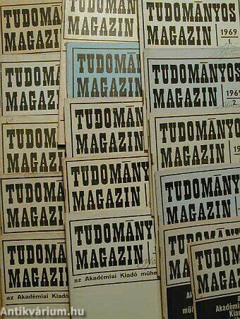 Tudományos Magazin 1968-1974. (vegyes számok, nem teljes évfolyamok)