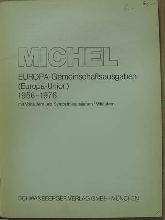 Michel Europa-Gemeinschaftsausgaben 1956-1976