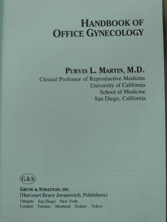 Handbook of Office Gynecology