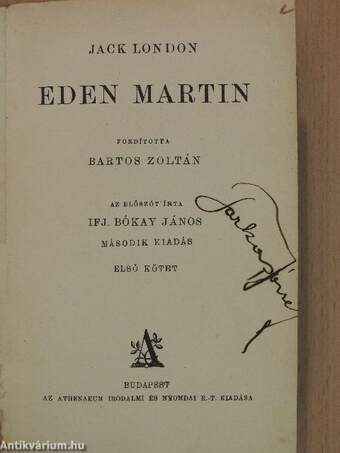 Eden Martin I-II.